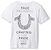 True Religion Boys' Big Fashion Short Sleeve Tee Shirt, Shoe String White, L