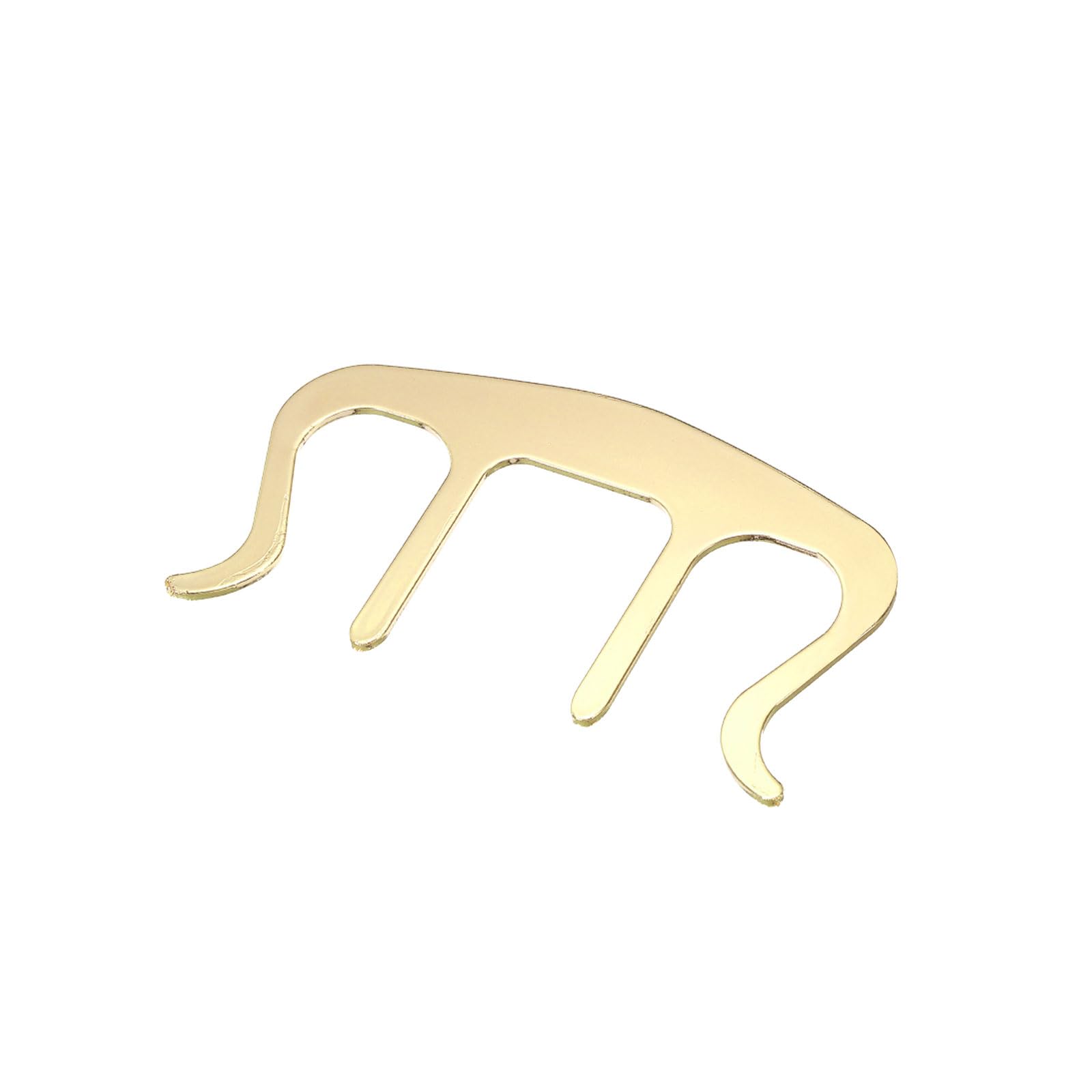 PATIKIL Metal Music Book Clip and Page Holder for Sheet Music Stands, Piano Sheet Music Holders Music Book Holder Gold 3.7 x 2.1 Inch Pack of 1