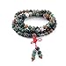 Yosoo Tibetan Buddhist India Agate Prayer Beads Mala Bless Bracelet Necklace Mala 108