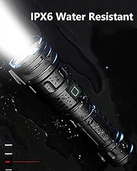 TIMTOME Rechargeable Flashlight, LED High Lumens