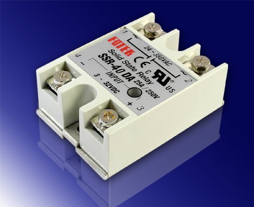 Lightobject ESSR-40DAC Solid State Relay, DC In AC Out, 40 amp