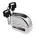 Anti Thief Sound Security Alarm Electron Disc Brake Lock 6mm Pin for Motorcycle Motorbike Safety Sport Racing Bike (Silver)