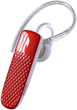 Bluetooth Earpiece, 7 Colors Ultralight Wireless Bluetooth Headset V4.1 Hands Free with Mic for iPhone 7 6s Plus 6 5s LG g5 g6 v20 Samsung Galaxy S8 S7 edge Moto G Cell Phones Red
