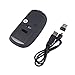 ROYSC Silent buttons Ultra-thin 2.4GHz Wireless Rechargeable Mouse Built-in 550mAh Battery for PC Computer Notebook with Nano Receiver
