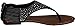 Kali Footwear Women Super Rhinestone Stud Flat Thong Sandal