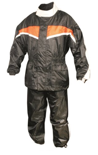 Women's AL2195 Pink/Black Rain suit 4X-Large Black/Orange