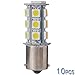 XCSOURCE 10PCS Warm White 1156 BA15S / 1141/1073 / 1095 Base 18 SMD 5050 LED Replacement Bulb for RV Camper SUV MPV Car Turn Tail Signal Brake Backup Light MA241