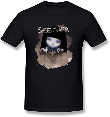Losnger Men's Seether Finding Beauty In Negative Spaces T Shirt XXL
