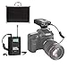 Fotowelt 6 Channels UHF Wireless Lavalier Microphone System Youtube Video Studio Recording Microphone Podcast Stream Microphone Applicable for DSLR Cameras, iPhone, Canon, Nikon, Sony &Camcorders