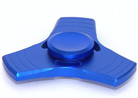 Fidget Spinner Toy EDC ADHD Focus Ultra Durable High Speed Fingertip Gyro (LT BLUE)