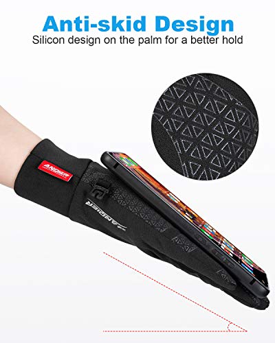 LANYI Winter Gloves Touchscreen Lightweight Windproof Anti-Slip Warm Liner Gloves Cycling Running Driving Climbing Biking Work Outdoor Thin Gloves Women Men