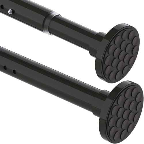 Extra Length Telescopic Curtain Rod, 3M Telescopic Curtain Rod, Telescopic Tension Rod for Bathroom, Bedroom (190-360cm, Diameter 32mm)