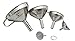 Stainless Steel Funnels w/Strainer by Smart Chef, Set of 4, Liquidation, Half Price - for Cooking, Essential Oils, Flask-Filling - Thick #304 Grade Kitchen Tools - Helps Avoid Spills - Enhances Decor