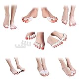 Fittest Pro Toe & Bunion Relief Package - Toe Straightener, Separator, Spreader, Corrector, Protector, Spacer, Stretcher - Bunion Corrector, Shield, Support, Cushions, Bootie (Pack of 15)