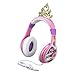Disney Princess Kids Headphones For Kids Adjustable Stereo Tangle-Free 3.5Mm Jack Wired Cord Over Ear Headset For Children Parental Volume Control Kid Friendly Safe (Frustration Free Packaging), DP-140.EXv6, Pink