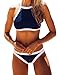 Ninimour Women Push Up Halter Swimsuit Bikini Set