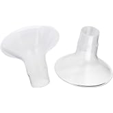 Motif Medical Duo Breast Shield Flanges, 19mm | Comfortable Premium Replacement Flanges - Optimized Milk Flow Dynamics - Perfect Match For Duo Pump