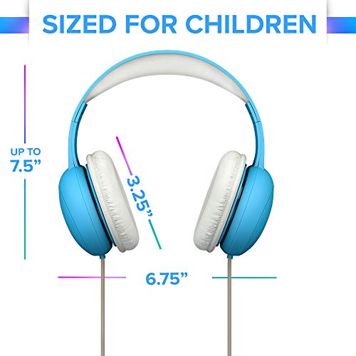 DefenderShield EMFFree OverEar Kids Headphones Universal Air Tube