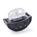 No Bark Collar for Small Dogs Shock Control Training System with 7 Levels Adjustable Sensitivity Control No Harm Warning Beep and Shock