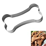 Scorpiuse Stainless Steel Cookie Cutter Set Biscuit Mold for Kids, Dog Bone