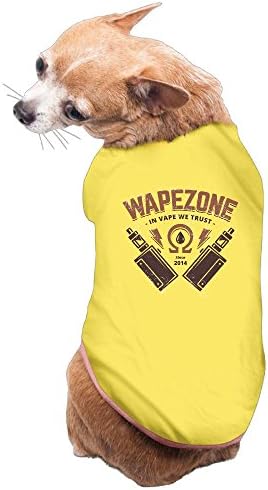 Yellow Pet Shirt,Soft Puppy Pet Vest Summer Sweatshirt Printed Dog Clothes Cute T Shirt For Dog Wapezone In-Vape-We-Trust S
