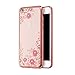 Urberry Iphone 6 Case, Iphone 6s Bling Diamond Case, [Flexible Soft TPU Design] Cover, Soft Metal Frame Coated Case for Iphone 6/6s, a Free Screen Protector As Gift