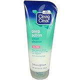 Oil Free Deep Action Cream Cleanser By Clean and Clear for Unisex, 6.5 Ounce