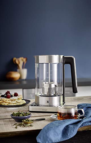 WMF Lono 2 in 1 Vario Wasserkocher mit Temperatureinstellung, 1,4-1,7 l, Teekocher, 3000 W, Wasserkocher Glas mit Teesieb, Warmhaltefunktion – Bild 5