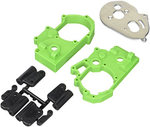 RPM Hybrid Gearbox Housing and Rear Mounts for Traxxas 2WD Electric, Green