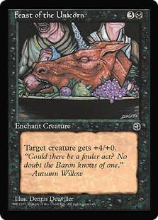 Amazon 英語版 ホームランド Homelands Hml 一角獣の饗宴 Feast Of The Unicorn Head マジック ザ ギャザリング Mtg トレカ 通販