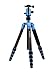MeFOTO Carbon Fiber Globetrotter Travel Tripod/Monopod Kit - Blue (C2350Q2B)