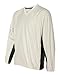 adidas Golf Men's climalite® Colorblock V-Neck Wind Shirt L Ecru/Black