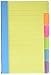 Redi-Tag Divider Sticky Notes 60 Ruled Notes, 4 x 6 Inches, Assorted Neon Colors (29500), 3-pack