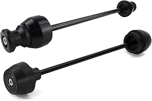 Mantt Front Rear Axle Sliders Fit for DRZ400SE 2024-2000, DRZ400SM 2024-2000, DRZ400S 2024-2000 Motorcycle Rear Frame Sliders