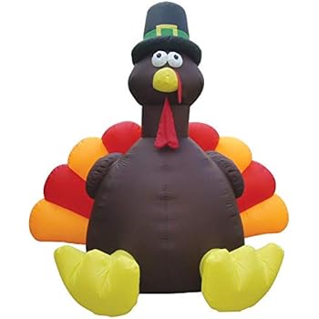Amazon Com Air Blown Inflatable 10 Thanksgiving Turkey Yard