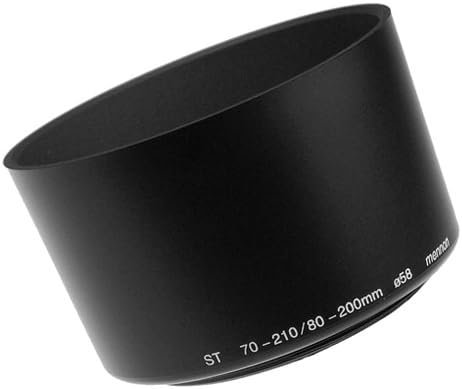 Mennon A-ST 58 Screw Mount 58mm Hood for Telephoto 70-210mm Lens, Black