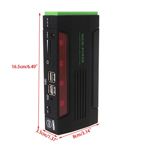Xumeili Car Emergency Power Supply,68000mAh Battery Charger Portable Mini Car Jump Starter Booster Power Bank 12V.