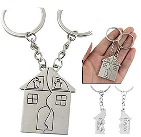 Porte Cle Original Personnalisables Deux Porte Cles Maison Avec