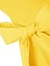Dressystar DS1956 Women Vintage 1950s Retro Rockabilly Prom Dresses Cap-Sleeve XXXL Yellow