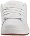 DC Men's Court Graffik XE Skateboarding Shoe, White/White/Gum, 9 D US