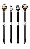 Funko POP Star Wars The Last Jedi: Porg, Rey, Kylo Ren, and BB-9E Pen Toppers - 4 Pack Set