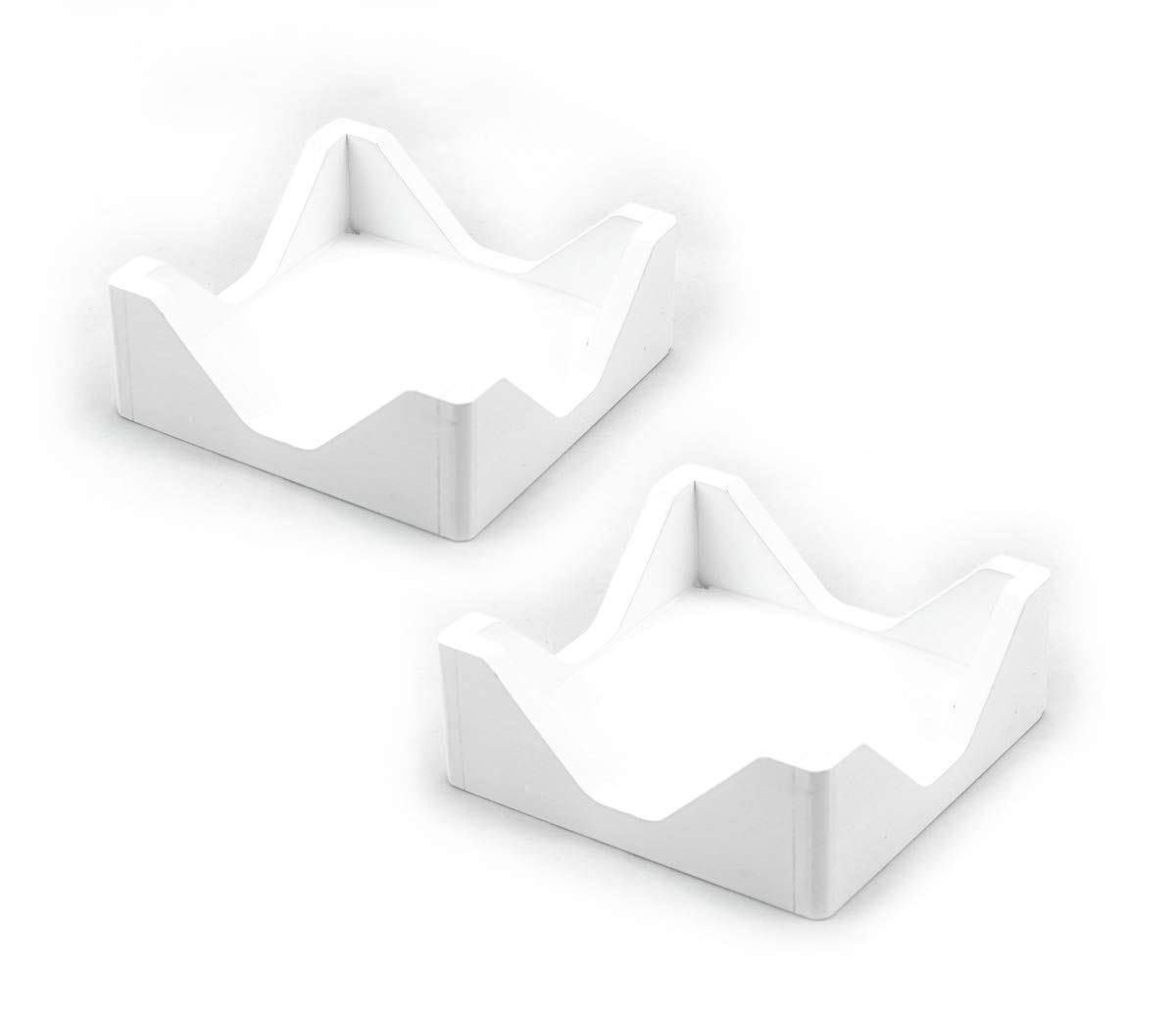 Hostelnovo SERV-MAD2 White Napkin Holder, Wood