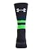 Under Armour Men's Golf Crew Socks, Stealth Gray/Hyper Green, Medium