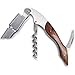 Luxury Rosewood Waiters Corkscrew and Wine Stopper - Multifunctional Bottle Opener, Corkscrew and Foil Cutter - Lifetime Guarantee