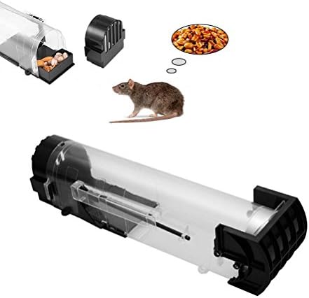 Humane Mouse Trap,Mouse Catcher,Humane Rodent Mouse Trap,Live Catch Release Rodents,No Kill Mice Rats Bait Trap Catcher,Transparent Reusable Plastic Mice Catcher,Children Pet Safe By Meleg Otthon