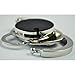 uxcell Rhinestone Inlaid Floral Handbag Style Folding Purse Hanger White
