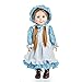 THE QUEEN'S TREASURES Officially Licensed Little House on The Prairie Mary Ingalls 18 Inch Doll, Comes with A Lunch Pail ,Food and Chalk Board. Compatible with American Girl