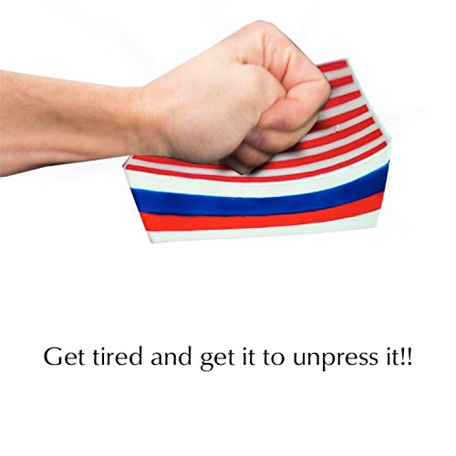 Independence Day Toys, KESEELY Squishies American Flag Slow Rising Cream Stress Relief Toys for 4th of July (A)