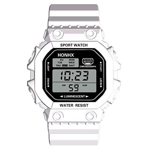 YEZIJIN Multi Function Alarm Clock Calendar Waterproof Sports Fashion Electronic Watch Under 10