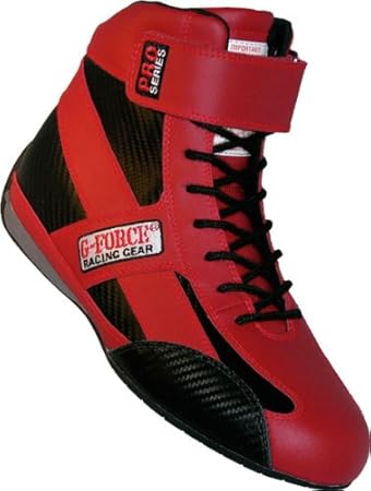 red racing shoes